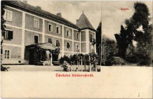 1910 Hédervár, Gróf Khuen-Héderváry kastély, Kontfa