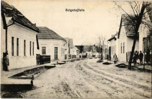 1913 Szigetújfalu, Fő utca, üzlet. Temler kiadása