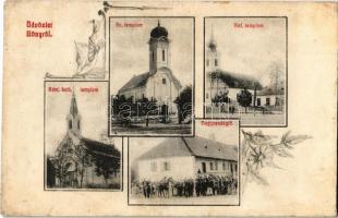 1908 Bőny, Római katolikus, evangélikus és református templomok, Nagyvnedéglő