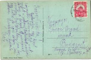 Tállya, Római katolikus és református templom, vasútállomás, Atlasz Rezső fűszer és vegyeskereskedés...