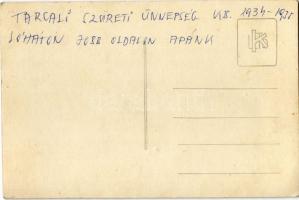 1934-1935 Tarcal, Szüreti ünnepség népviseletbe öltözött falubeliekkel. photo