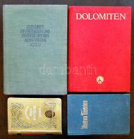 1923-1928 Olasz-Német szótár + 3 db német nyelvű könyv