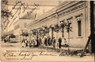 1904 Kiskomárom (Zalakomár), Községi Tanácsterem, Kis-Komárom és Vidéke keresztény fogyasztási szövetkezet üzlete és saját kiadása