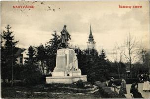 1912 Nagyvárad, Oradea; Szacsvay Imre szobor / statue of Imre Szacsvay, martyr of the Hungarian Revolution of 1848