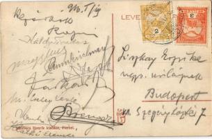 1916 Pécel, Pöhlmann villa. Jakubecz Henrik kiadása