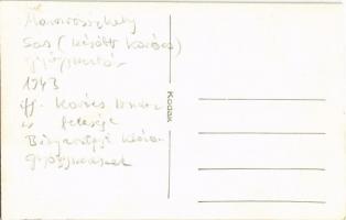 1943 Marosvásárhely, Targu Mures; Sas (Kovács) gyógyszertár, belső, Ifj. Kovács Andor és felesége Bá...