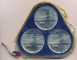 1977. 200Ft Ag (3xklf) "Magyar festők II. / Csontváry, Mányoki, Rippl-Rónai" eredeti, plom...