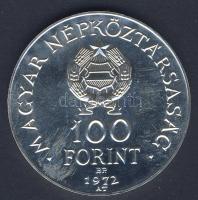 1972. 100Ft Ag "Budapest" T:BU Tanúsítvánnyal!