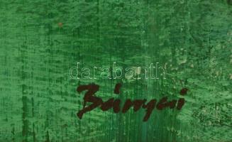 Bányai József (?-?): Eső után. Tempera, farost, jelzett, keretben, 49×28 cm