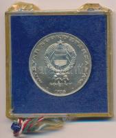 1974. 100Ft Ag "25 éves a KGST" eredeti, plombált, ragaszott MNB tokban T:BU kis patina Ad...