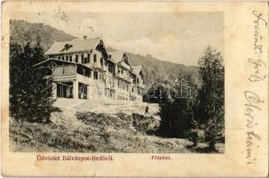 1913 Bálványosfürdő, Baile Balvanyos (Torja, Turja, Turia); A fürdő főépülete. Kiadja Divald Károly fia / spa, bathing house (fl)