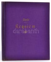 Verdi, Giuseppe: Messa da Requiem. Milánó, é. n., Edizioni Ricordi. Négykezes zongorára. Vászonkötés...