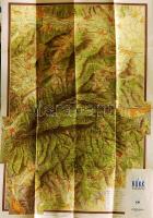 3 db háború előtti térkép: Budapest, Kelet-Ázsia - Magyarország, Bükk