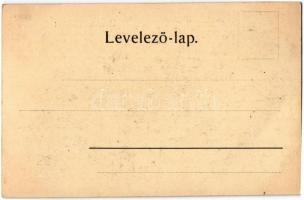 Piski, Simeria; vasútállomás. Kass Gusztáv kiadása / railway station