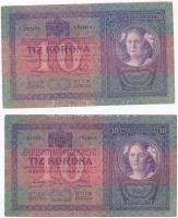 1904. 10K (5x) T:III közte szép papír, kis szakadás 
Adamo K10