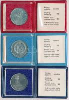 1983. 100Ft alpakka "Simon Bolivár" + 1983. 100Ft alpakka "Czóbel Béla" + 1983. ...