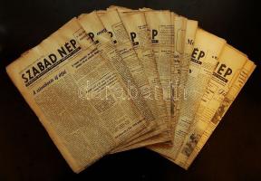 1956 A Szabad Nép 20 db száma júliustól októberig