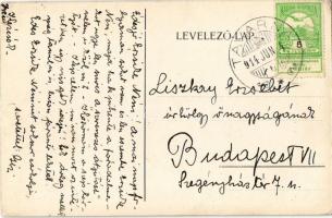 1914 Tavarna, Tovarné (Varannó);  Ondava part részlete, gulya itatása, híd / Ondava riverside, drink...