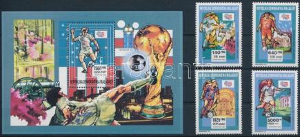 Football World Cup 1994, USA set + block, Labdarúgó-világkupa 1994, USA sor + blokk