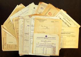 40 db háború előtti biztosítási irat, okmány