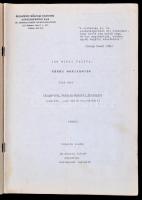 Pacepa, Ion Mihai: Vörös horizontok. 1-2. rész. Társadalmi valóság - nemzeti önismeret. Kézirat, bel...