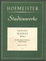 Boccherini, Luigi: Sextett (B-Dur). Szerk.: Janetzky, Kurt. Lipcse, é. n., VEB Friedrich Hofmesiter. Papírkötésben, jó állapotban.