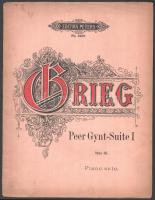 Grieg, Edvard: Erste Peer Gynt-Suite, Op. 46. Lipcse, é. n., C. F. Peters. Papírkötésben, jó állapotban.