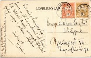 1916 Turdossin, Turdosin, Tvrdosín (Árva); látkép Velling felől, híd. Schein Ármin kiadása /  genera...