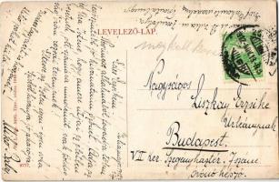 1912 Zsombolya, Jimbolia; Tűzoltó torony, gyár. W.L. Bp. 5492. / firefighter's tower, factory