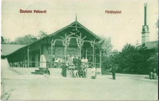 1906 Palics, Palic (Szabadka, Subotica); fürdő épület / spa house + K.u.K. Reserve Spital in Zombor IV. Abt.