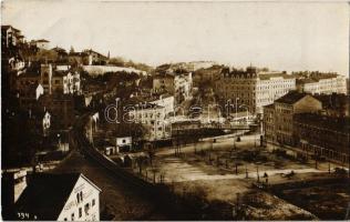 1917 Fiume, Rijeka; Susak (Sussak), Gruzic Fabrica Pellami / Croatian-Italian border, factory, railway bridge. Atelier Betty photo