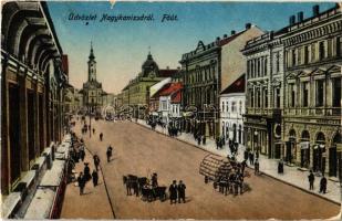 1929 Nagykanizsa, Fő út, Miltényi Sándor, Weisz üzlete (kis szakadás / small tear)