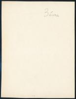 cca 1931 Kinszki Imre (1901-1945) budapesti fotóművész hagyatékából, jelzés nélküli, vintage fotó (K...