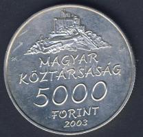 2003. 5000Ft Ag "Hollókő" T:BU Csak 5000db!