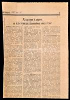 Beke László-Varga Zsuzsa: Kozma Lajos. Architektúra. Bp., 1968, Akadémiai Kiadó. Gazdag fekete-fehér...