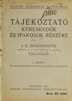 1939 A Budapesti Kereskedelmi és Iparkamara tájékoztatója a II. Zsidótörvény tárgyában