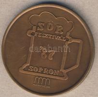 1987. "Soproni Sörfesztivál" Br emlékérem T:2