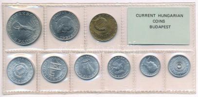 1982. 2f-10Ft (9xklf) érmés forgalmi sor fóliatokban T:1 Adamo FO15