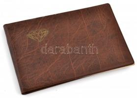 cca 1970 Edelsteinkundliches Taschenbuch Német nyelvű drágakőismertető füzet, végen 35 db apró drága...