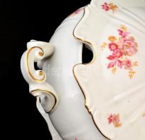 Zsolnay hiányos 12 személyes készlet, egyik tál repedt, jelzett, kopott, összesen: 50 db