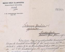 cca 1919-1945 Salamon Jenő nógrádverőcei  magánszemély hivatalos iratai, lefűzős mappában. Direktóri...