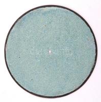 Nagyméretű zománcozott óra számlap, hibátlan állapotban d: 17,5 cm