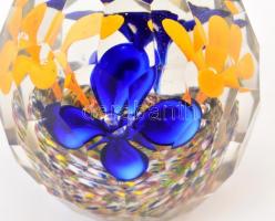 Muranoi üveg levélnehezék 9 cm