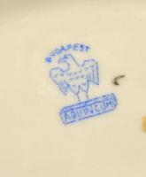 2 db balatoni szuvenír porcelán: Drasche bögre, matricás, jelzett, kopásokkal, m: 8 cm + Aquincumi h...