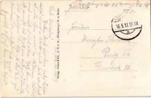 1917 Östliches Kriegsbild, Soldatenheim Kiborty / WWI K.u.K. military soldiers' home with nurse...