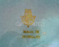 Zsolnay eozin mázas rákos tál, jelzett, kis kopásnyomokkal, d: 17 cm