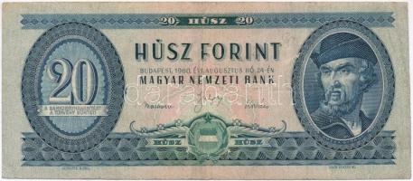 1960. 20Ft T:III Hungary 1960. 20 Forint C:F Adamo F12