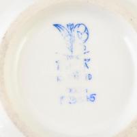 Kalocsai falitányér, kézzel festett, jelzett, apró kopásnyomokkal, d: 28,5 cm