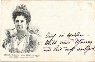 1900 Margit, Umbertó olasz király özvegye. Szül. 1851. november 29-én / Margherita of Savoy, widow of Umberto I of Italy