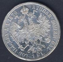 Ausztria 1879. 1FL Ag T:2/3+ ph. Tanúsítvánnyal!